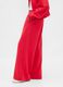 Red Cotton Blend Trousers_3