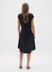 High-neck maternity black dress_3