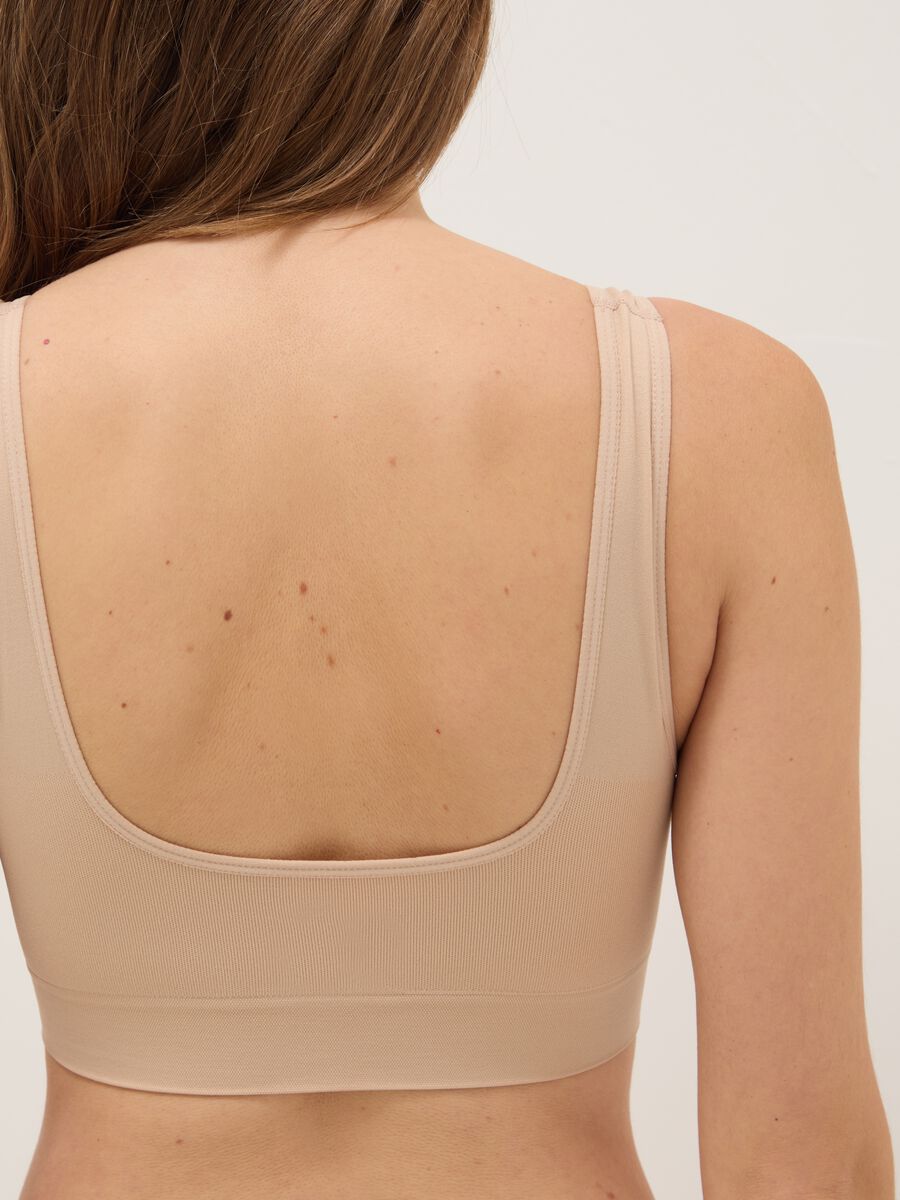 Beige Full Coverage Bra_2