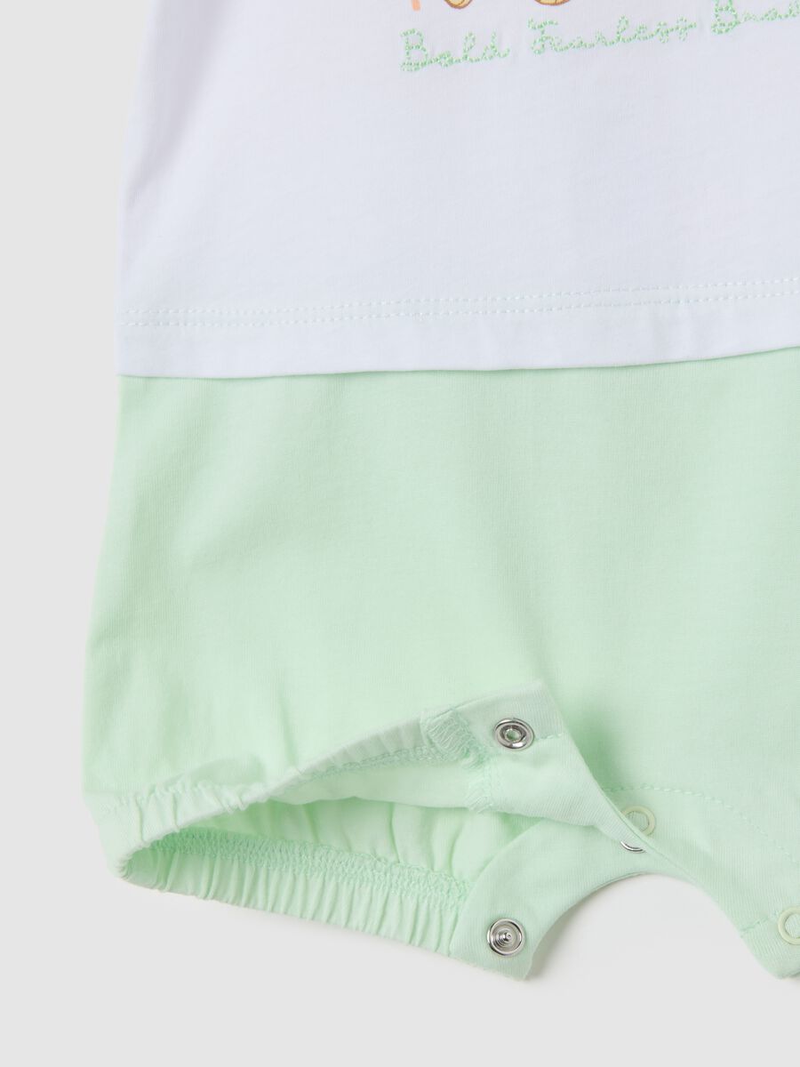 Multicolour pure cotton baby bodysuit_2