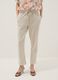 Beige linen-cotton blend trousers_1