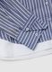 Blue and white striped shirt in pure cotton_5