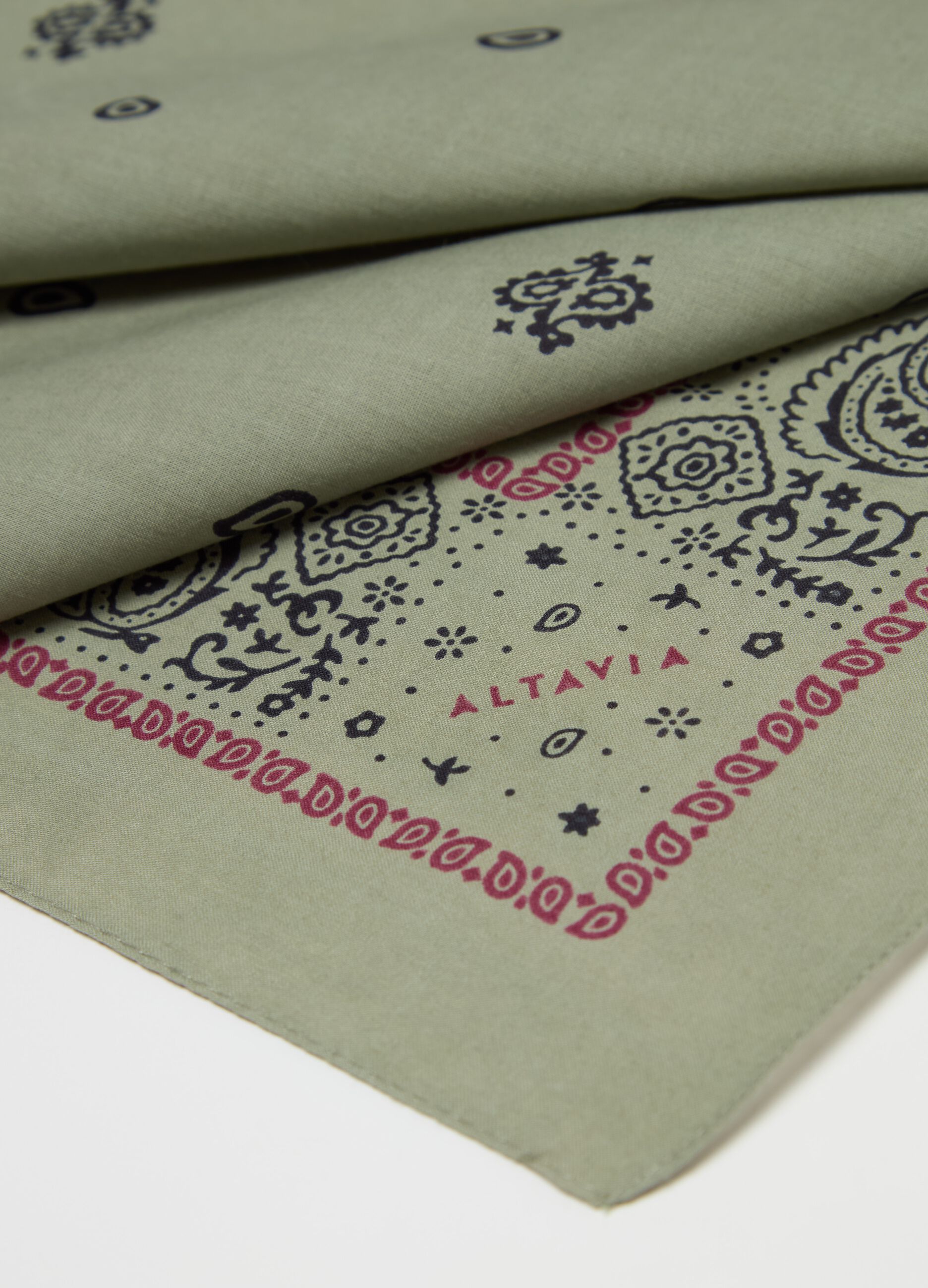 ALTAVIA WITH DEBORAH COMPAGNONI bandana with paisley print