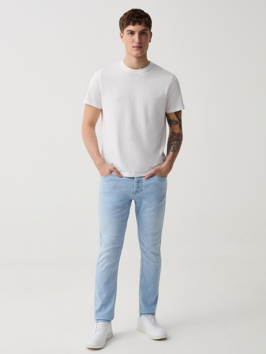 Skinny-fit jeans in Coolmax® fabric_0