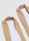 2-pack of beige organic cotton invisible socks_1