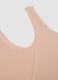 Beige stretch-fabric vest top, regular fit_1