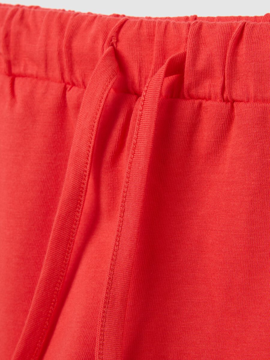 Girls' multicolour pure cotton shorts regular fit_2
