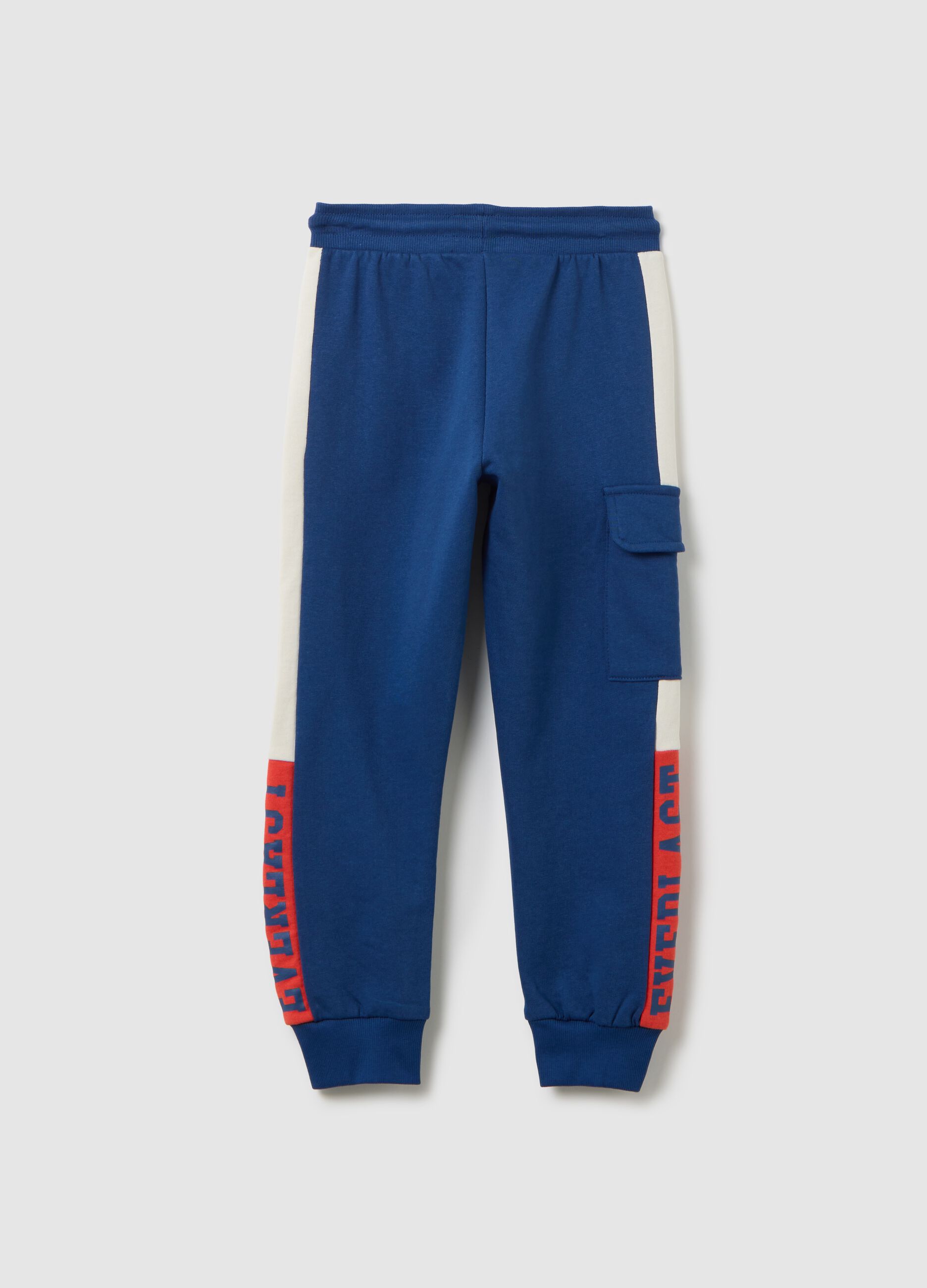 Comfortable Cotton Blue Joggers