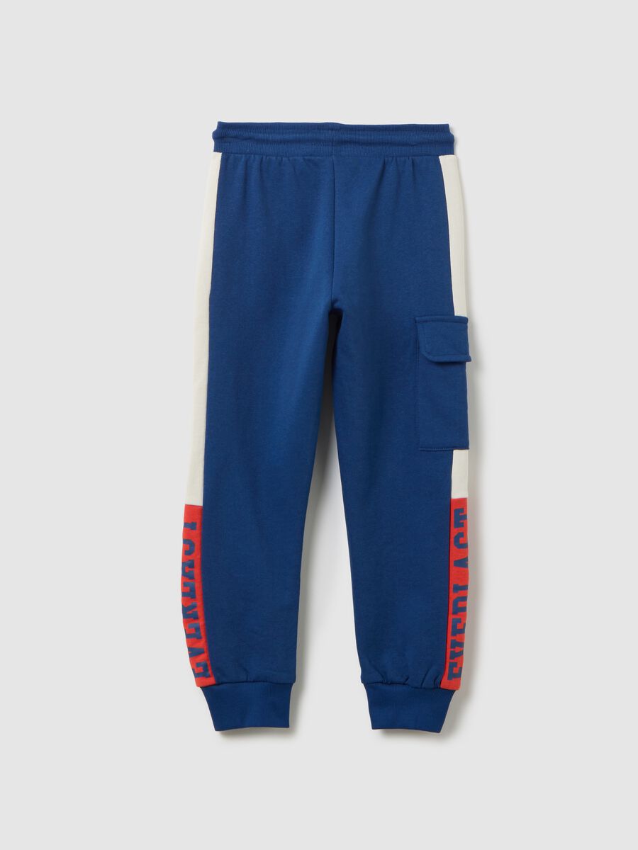 Comfortable Cotton Blue Joggers_1