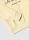 Yellow cotton blend sweatshirt regular fit_5