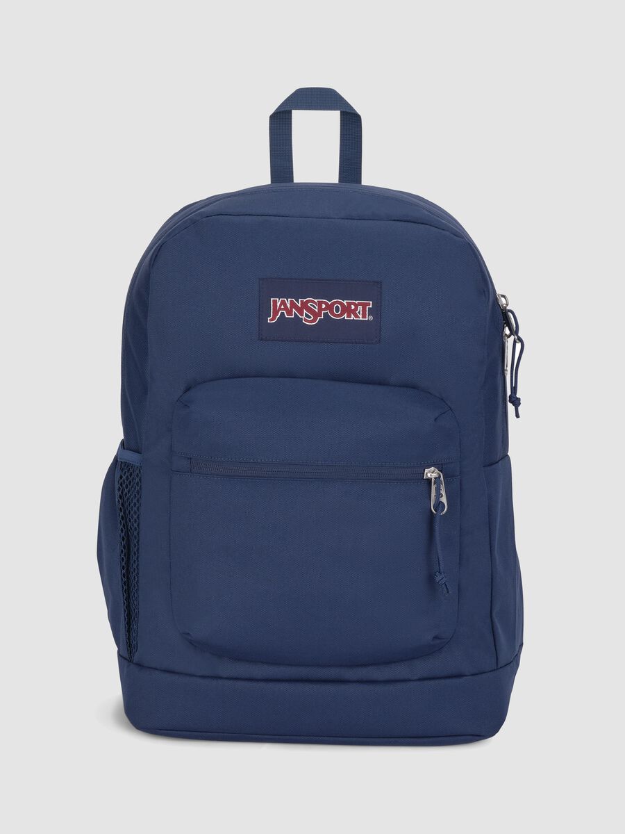 Zaino blu con tasca frontale_0