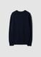 Blue pure cashmere crew-neck jumper, regular fit_2