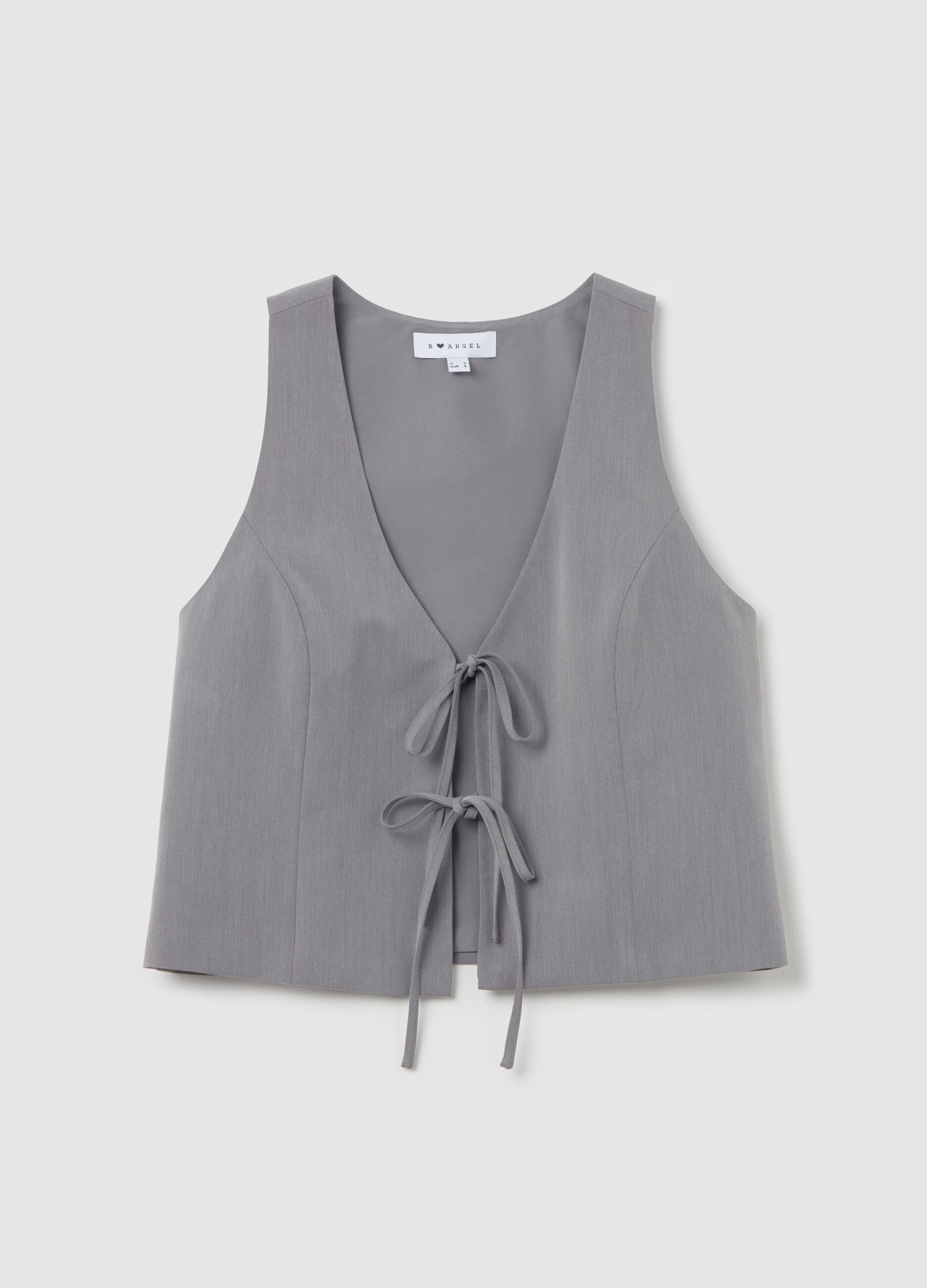 Gilet con laccetti