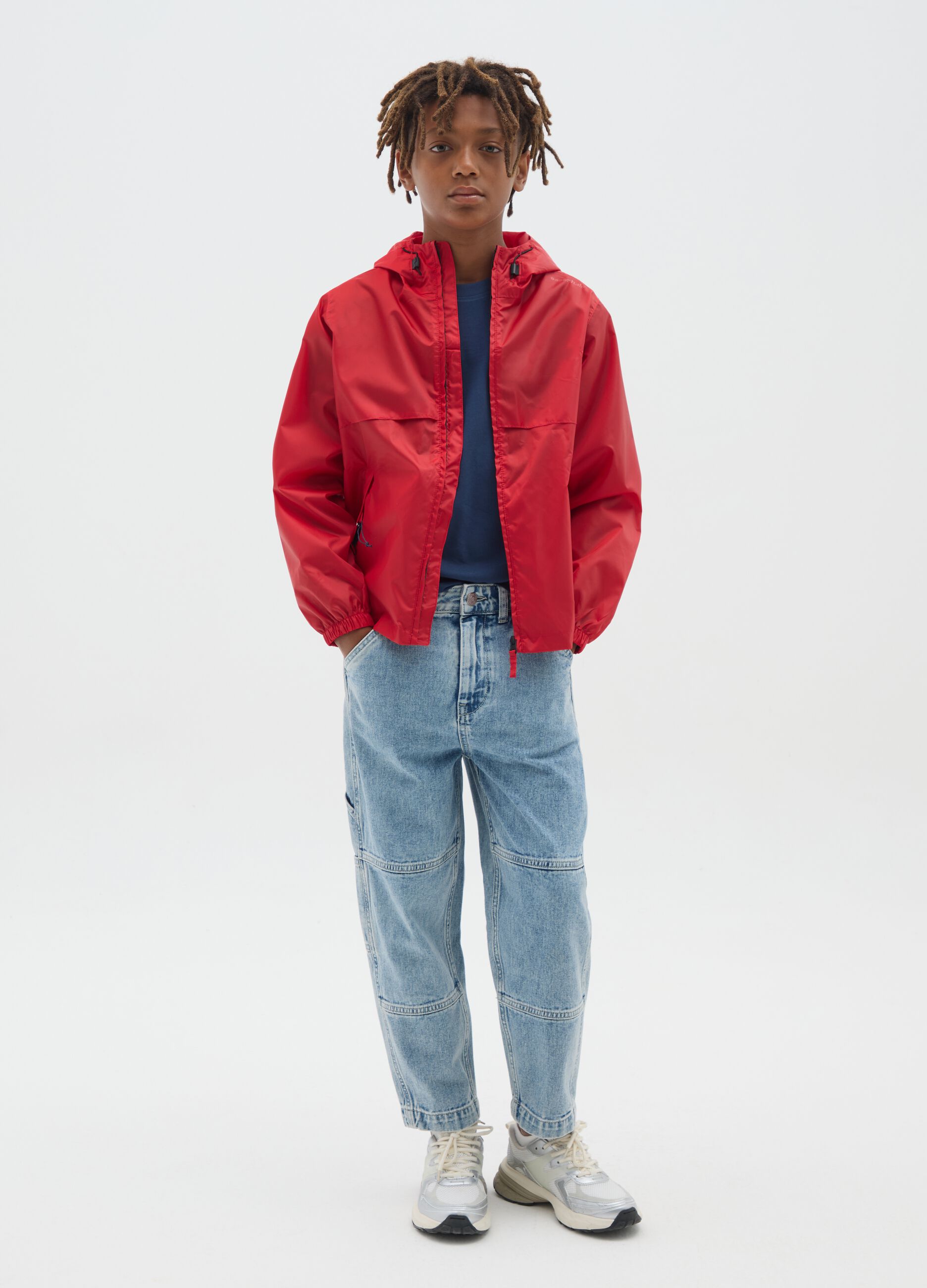 Boys' jeans in pure cotton denim, regular fit