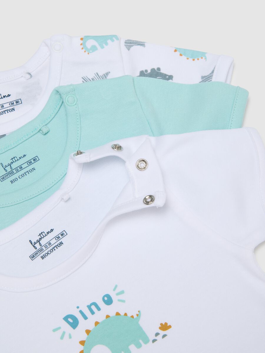 Baby's Multicolour Pure Cotton Bodysuit Set_2