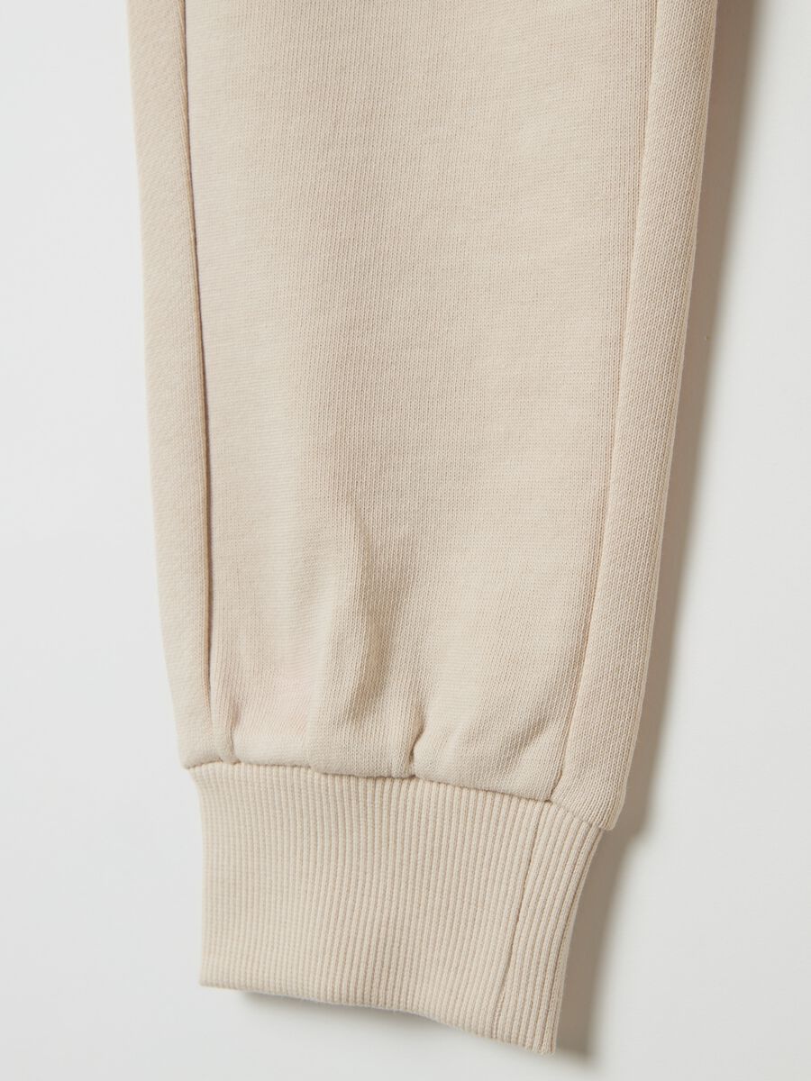 Cotton joggers with drawstring_3
