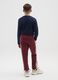 Boys' pure cotton multicolour regular fit trousers_1