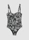 Multicoloured stretch floral print swimsuit_4