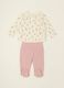 Baby girls&rsquo; multicolour print stretch-cotton set_0