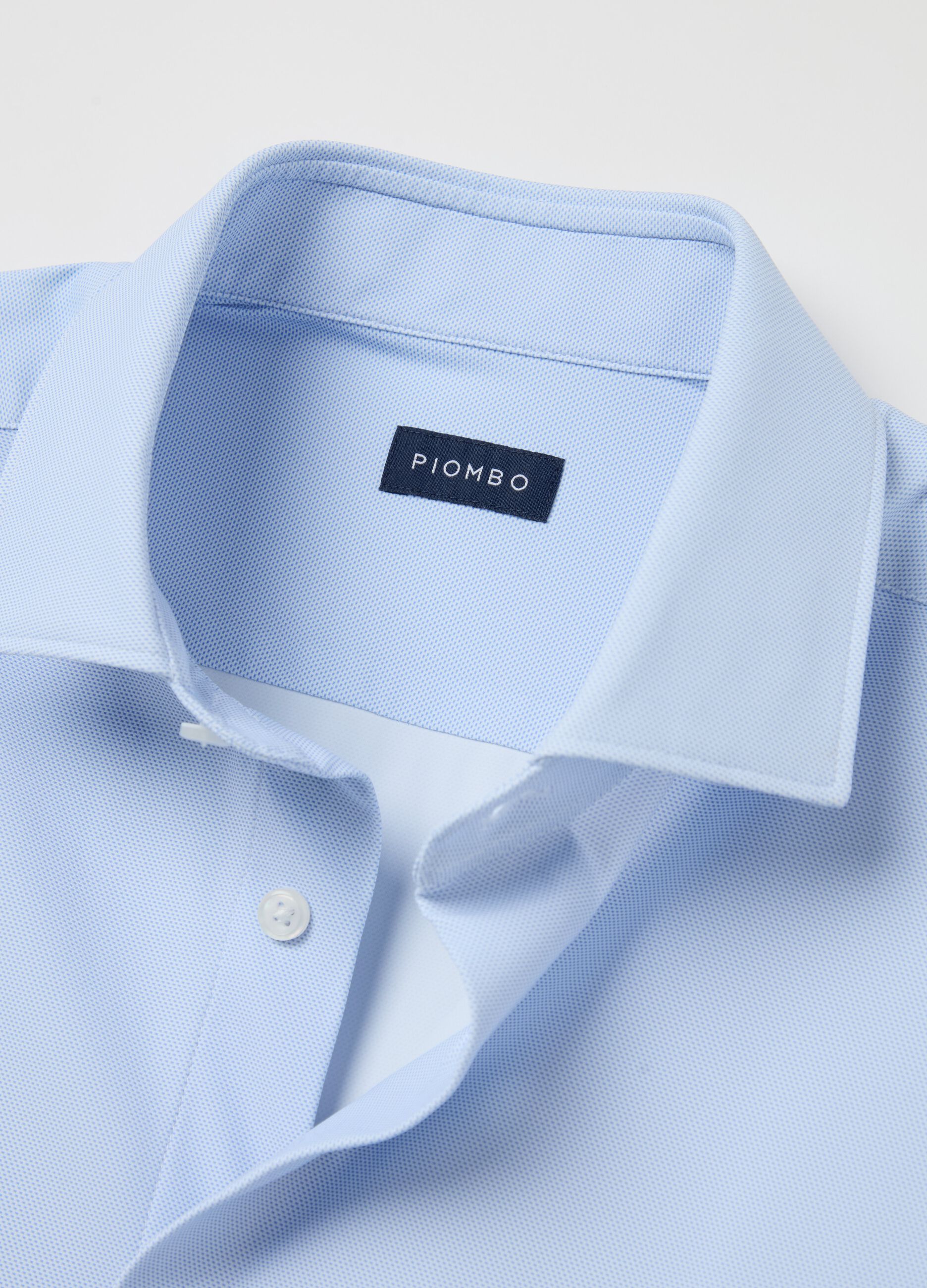 Regular-fit shirt in technical fabric