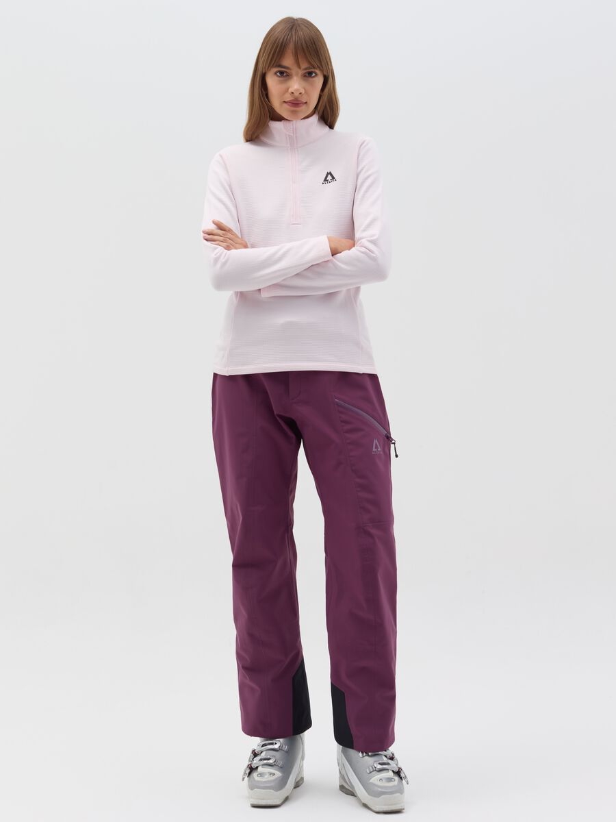 Waffle pile half-zip ALTAVIA WITH DEBORAH COMPAGNONI_1