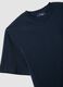 T-shirt The Iconic Tee blu scuro in puro cotone relaxed fit_6