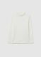 Children's pure cotton white regular fit T-shirt_0