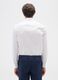 White slim fit pure cotton shirt_2