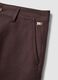 Brown linen-viscose blend shorts_1
