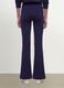 Girls&rsquo; blue slim-fit stretch organic cotton trousers_3