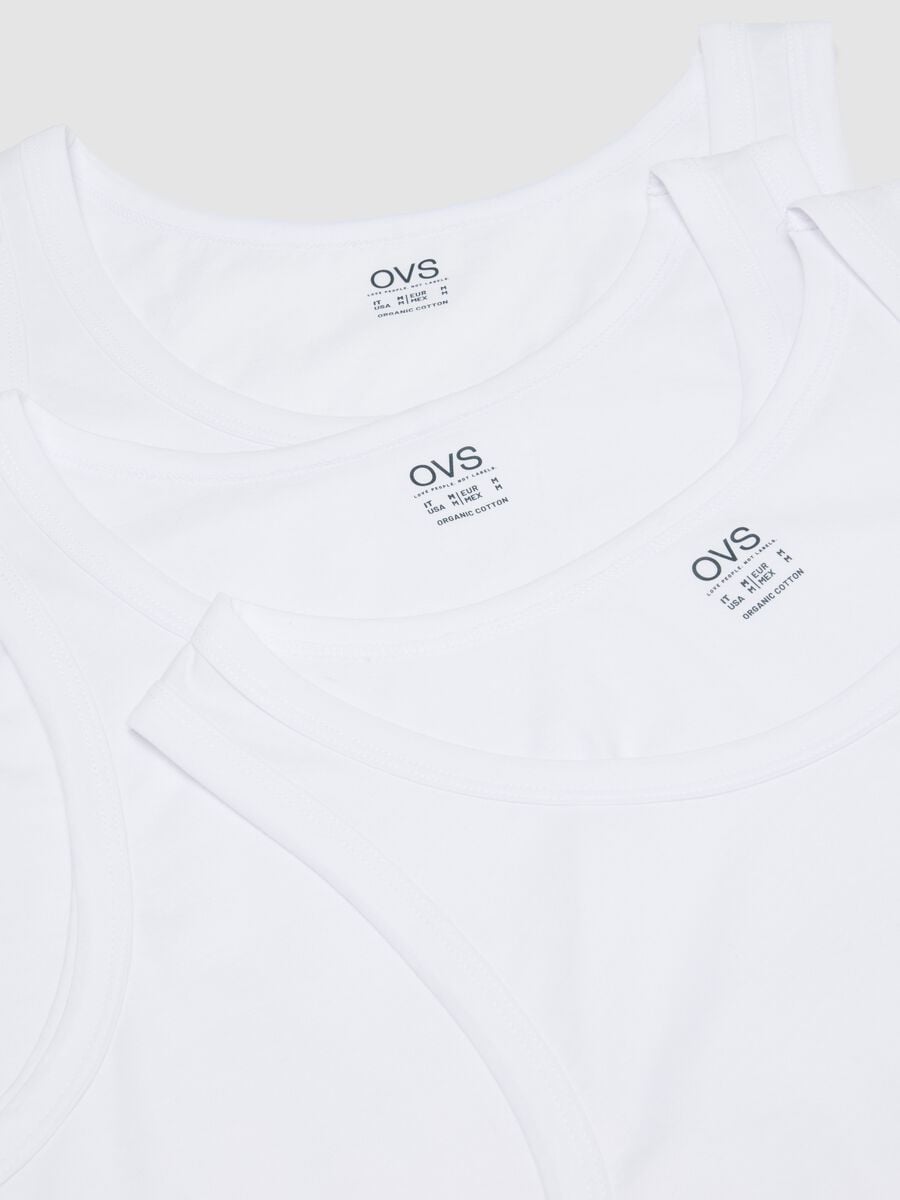 Three-pack of white organic cotton vests_6