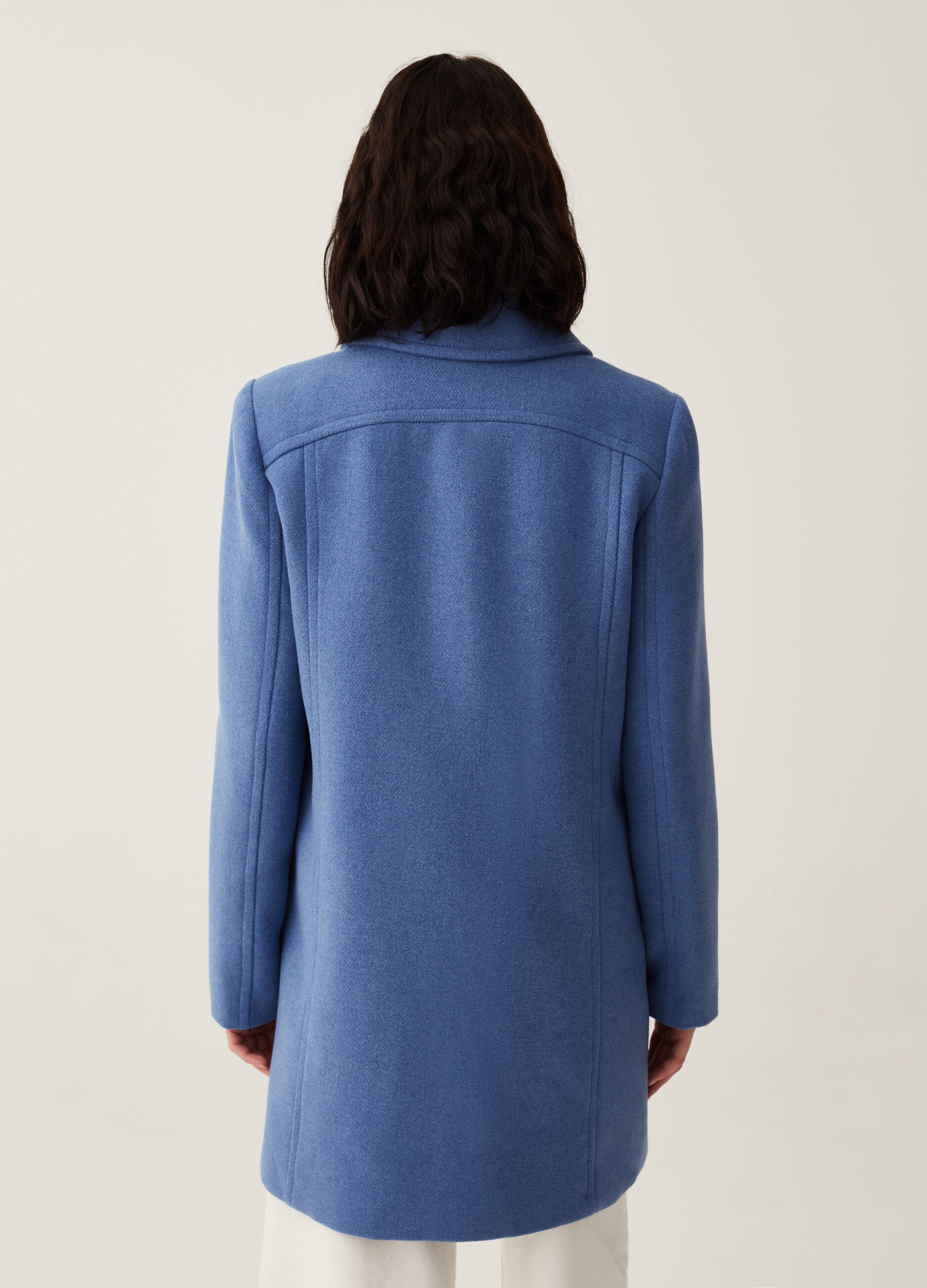 Cappotto monopetto con colletto_1
