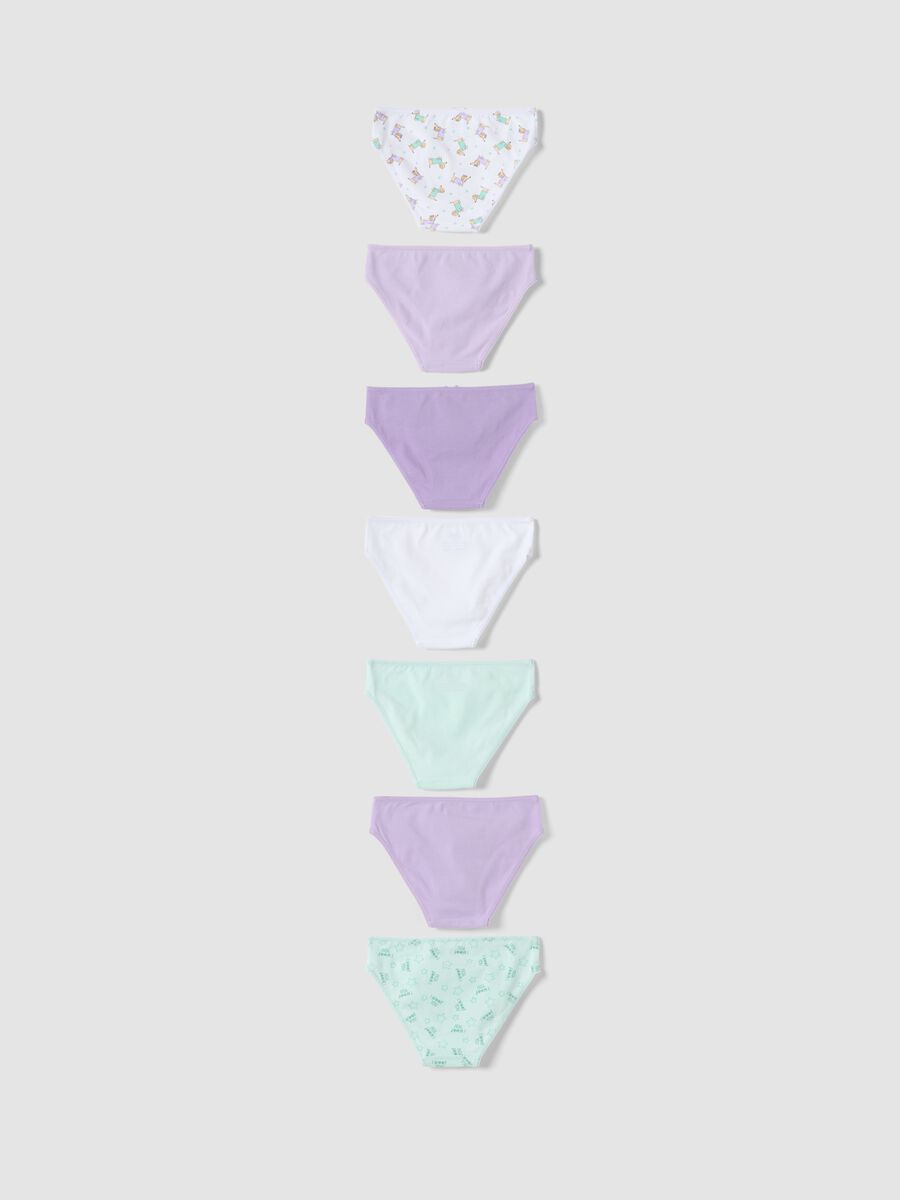 Seven-pack of multicolour organic stretch cotton briefs_1
