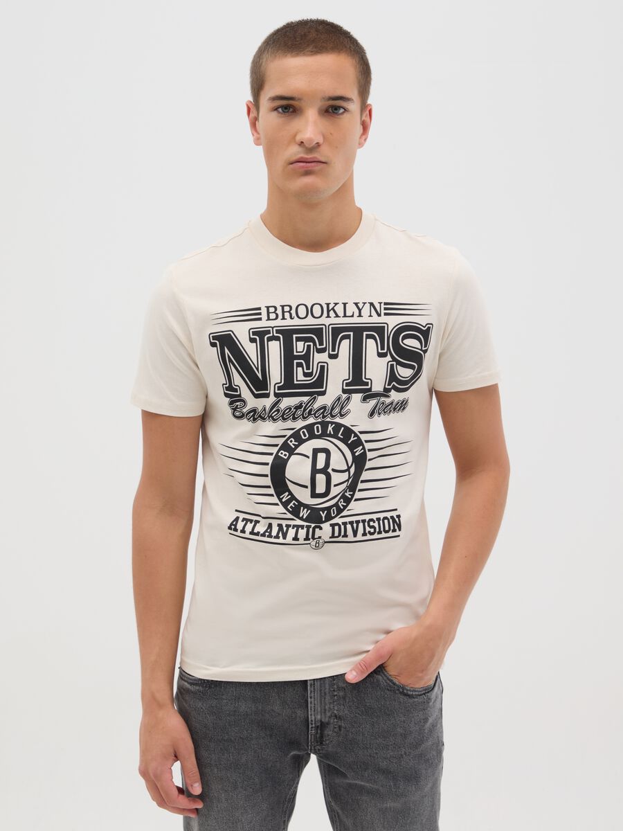 Cotton NBA Brooklyn Nets T-shirt_0