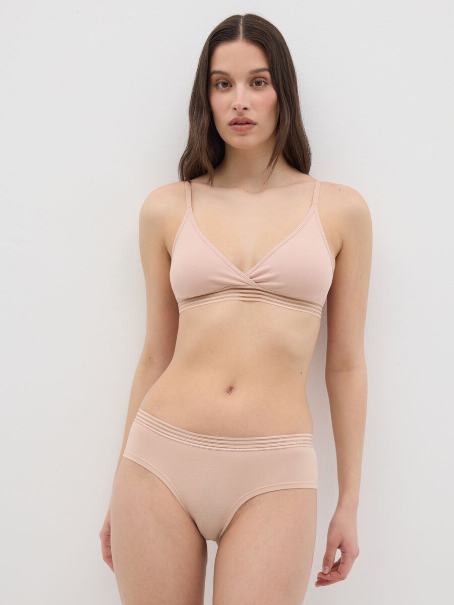 Soft nude triangle bra_0
