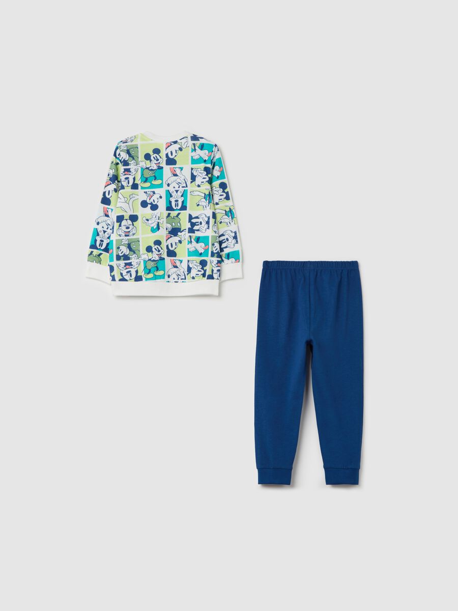 Cotton pyjamas with Mickey Mouse and Pluto print_1