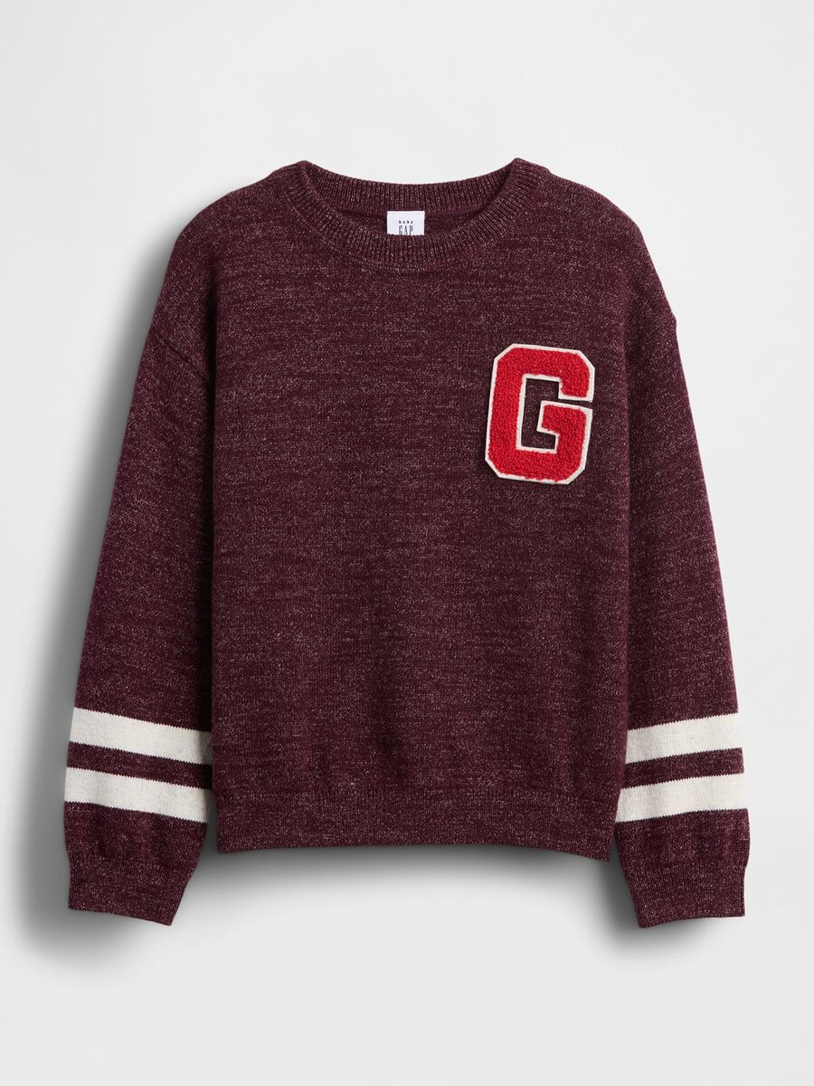 Burgundy Red Sweater for Kids_0