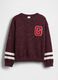 Burgundy Red Sweater for Kids_0