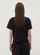 Black pure cotton Kuromi print T-shirt, regular fit_3