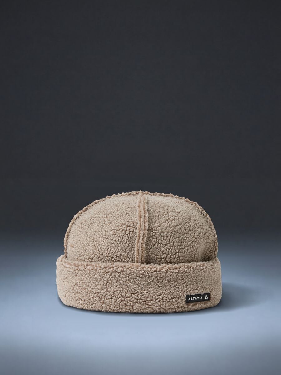 Berretto beige effetto teddy ALTAVIA WITH DEBORAH COMPAGNONI_0