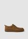 Brown leather classic lace-up shoes_0