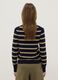 Multicoloured striped top with long sleeves regular fit_2