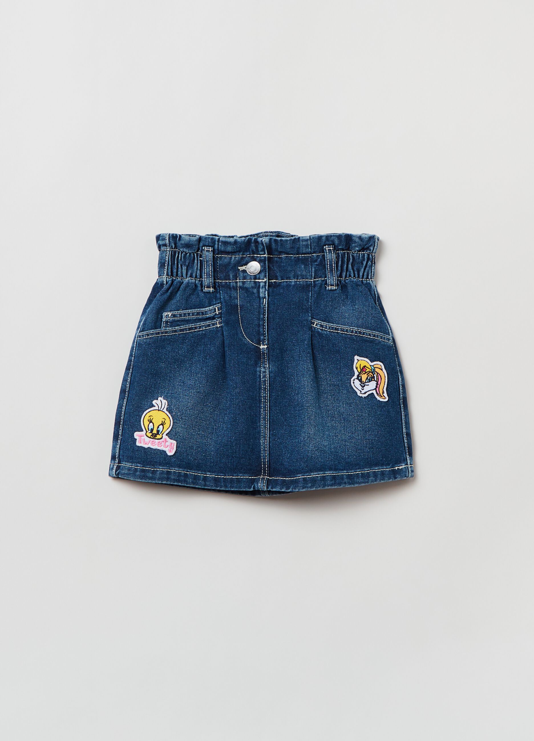 Minigonna in denim 100° Anniversario