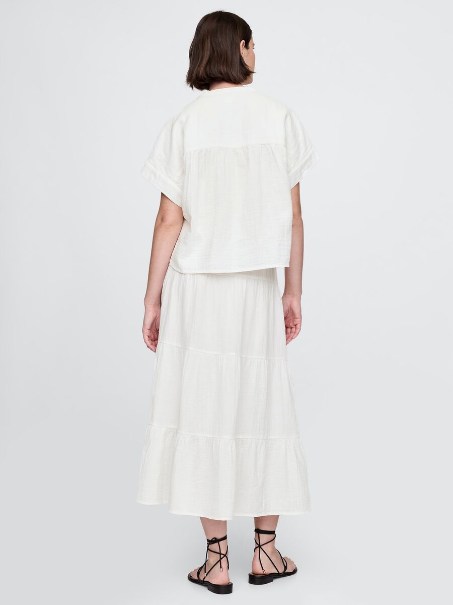 White set with top and tiered long skirt_2