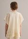 Beige crochet viscose-blend cardigan with fringes_3