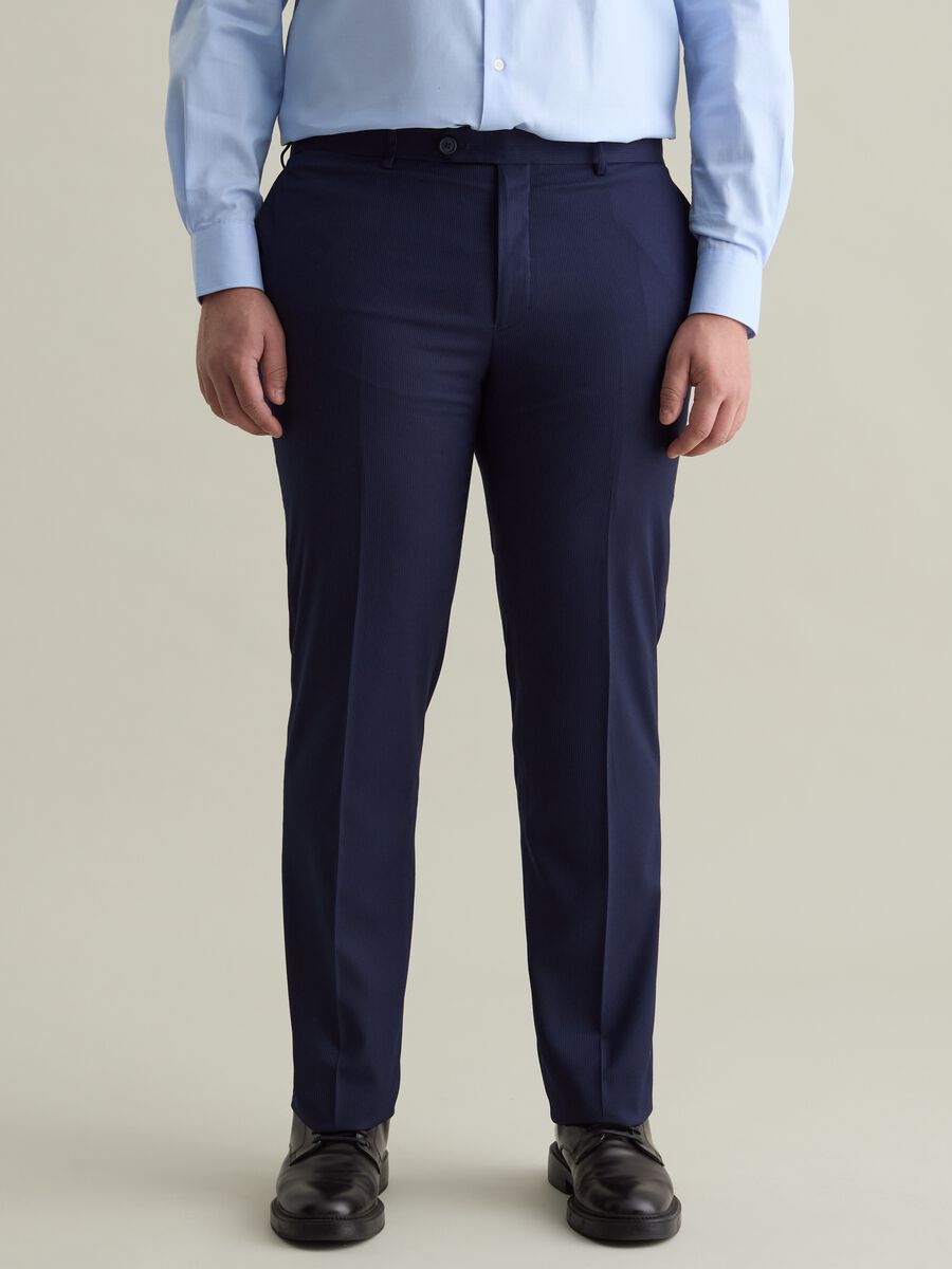 Regular-fit trousers in viscose blend_1