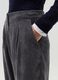 Carrot-fit trousers in corduroy with darts_3