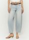Light blue cotton and lyocell blend jeans_1