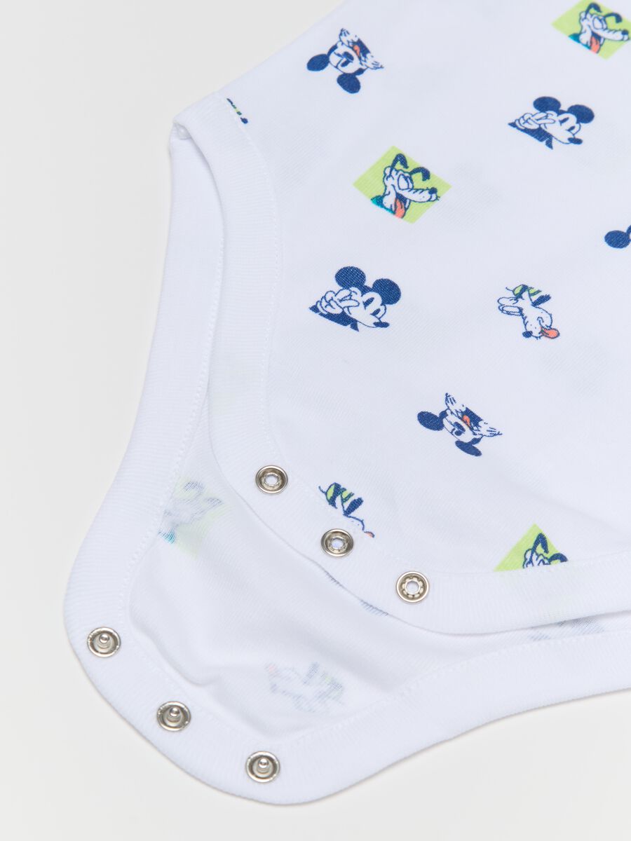 Two-pack cotton bodysuits with Mickey Mouse and Pluto print_3