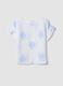 White pure linen blouse with embroidery and ruffle sleeves, regular fit_4